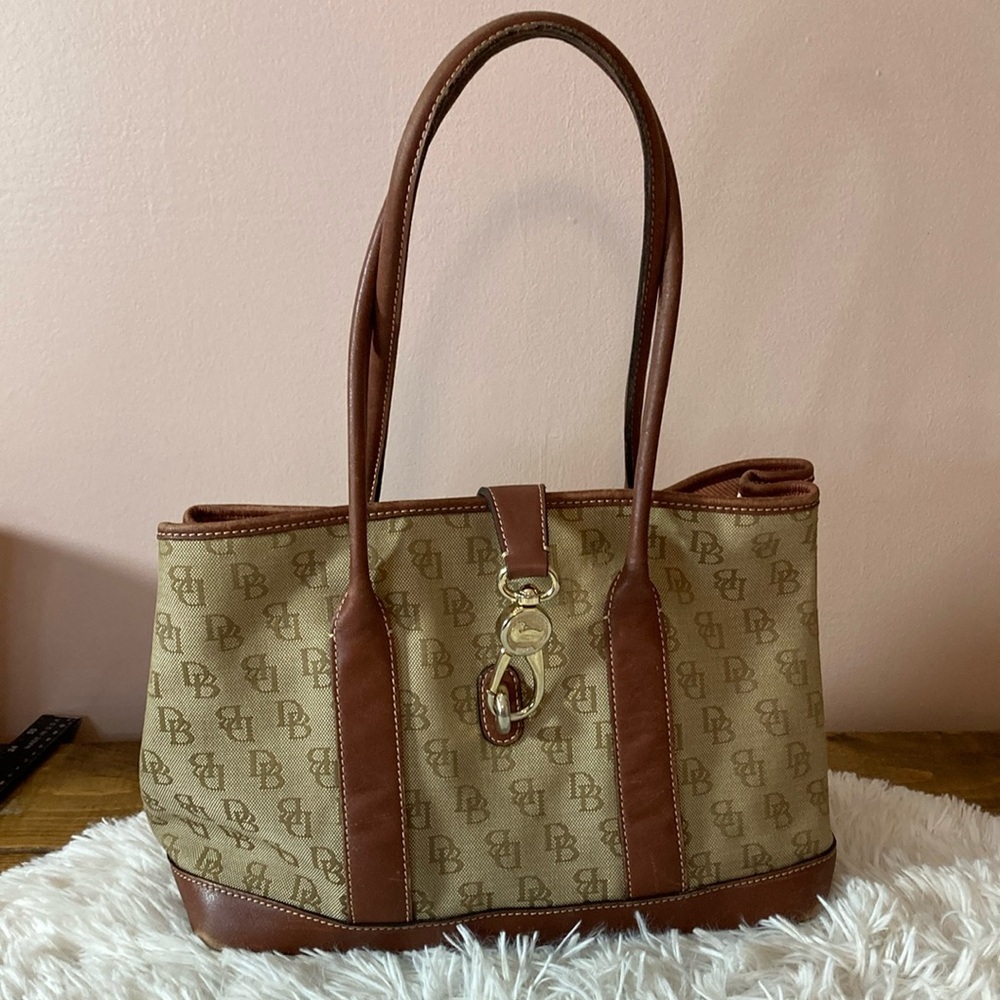 Dooney & Bourke Brown Monogram Tote